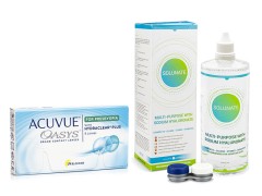 Acuvue Oasys pentru Prezbitism (6 lentile) + Solunate Multi-Purpose 400 ml cu suport