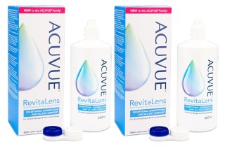 Acuvue RevitaLens 2 x 360 ml cu suporturi