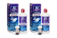 AOSEPT PLUS with Hydraglyde 2 x 360 ml cu suporturi