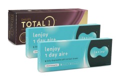 DAILIES Total 1 (30 lentile) + Lenjoy 1 Day Air+ (10 lentile)