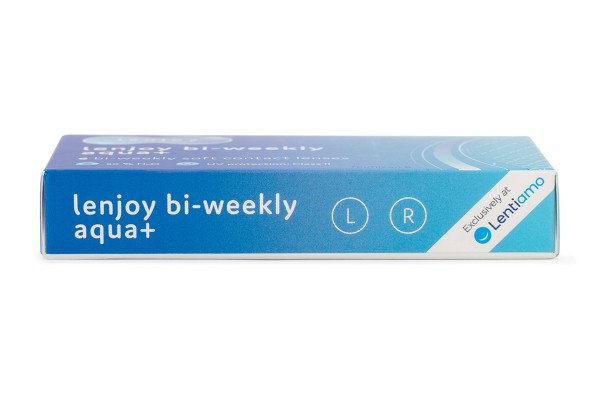 Lenjoy Bi-weekly Aqua+ (6 lentile) + Oxynate Peroxide 380 ml cu suport