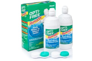 OPTI-FREE RepleniSH 2 x 300 ml cu suporturi